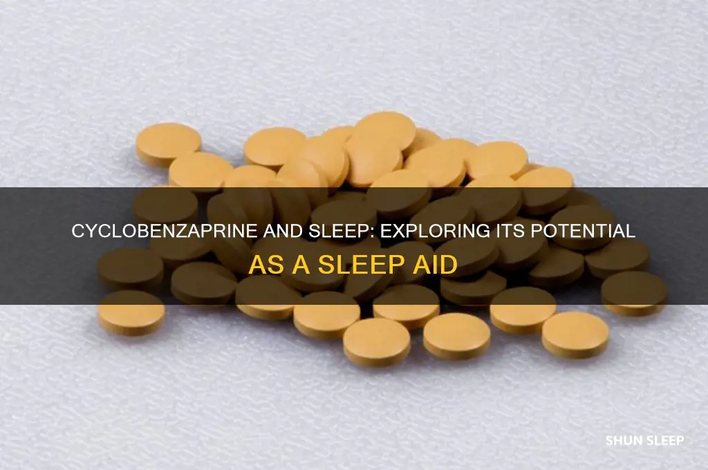 does cyclobenzaprine help with sleep