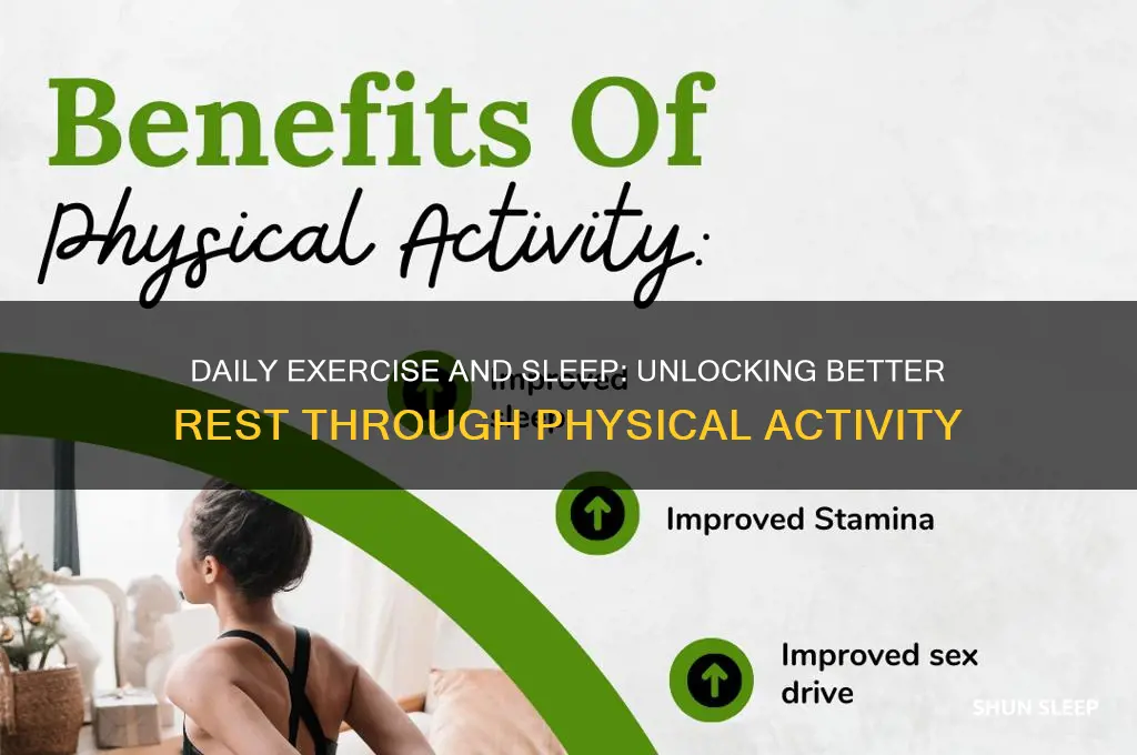does daily exercise help with sleep