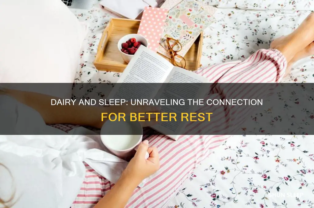 does dairy help sleep