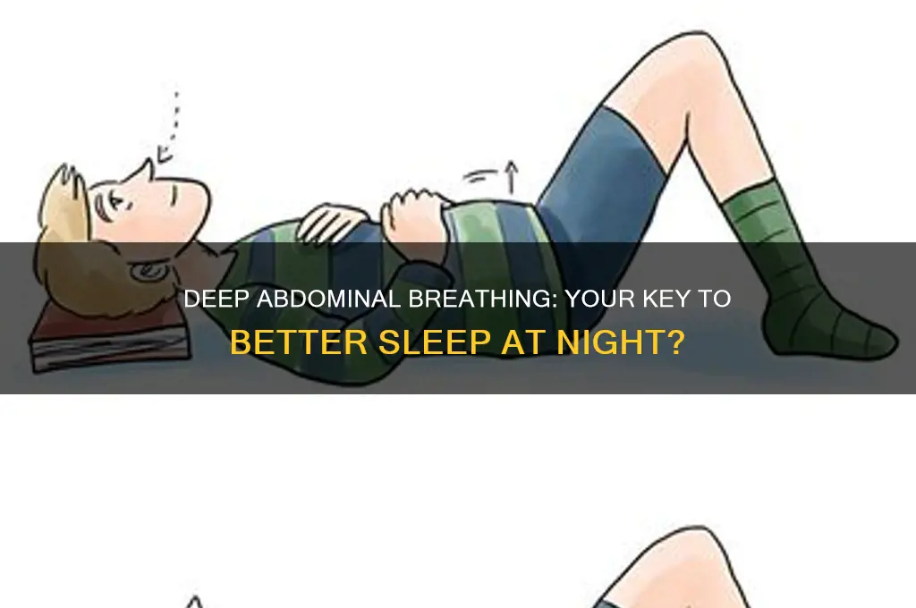 does deep abdominal breathing help you sleep at night