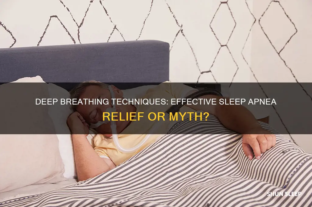 does deep breathing help sleep apnea