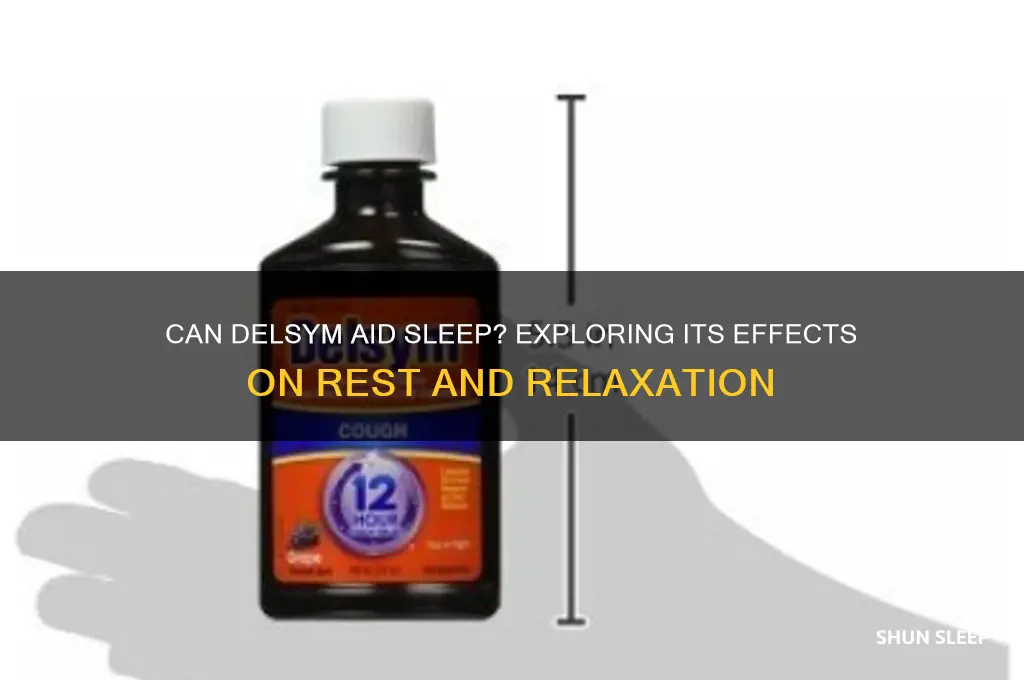 does delsym help you sleep
