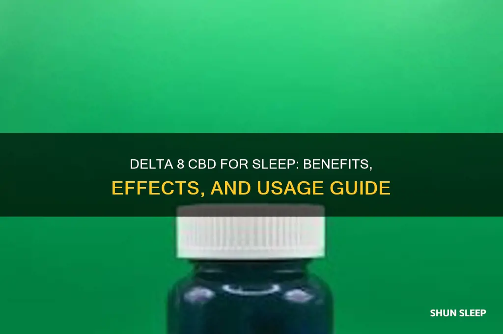 does delta 8 cbd help you sleep