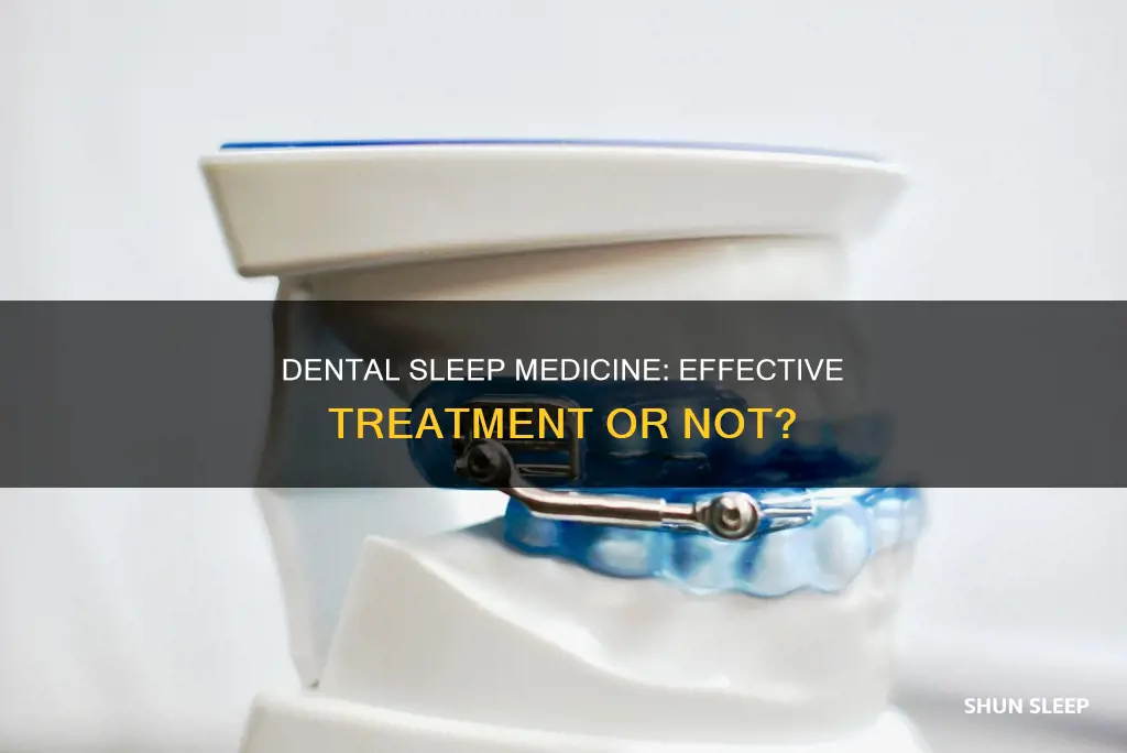 does dental sleep medicine work