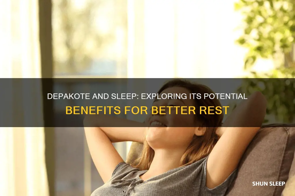 does depakote help with sleep