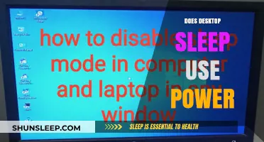 Sleep Mode Power Consumption: Does Your Desktop Draw Power?