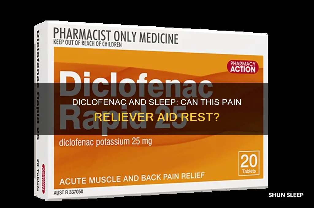 does diclofenac help you sleep
