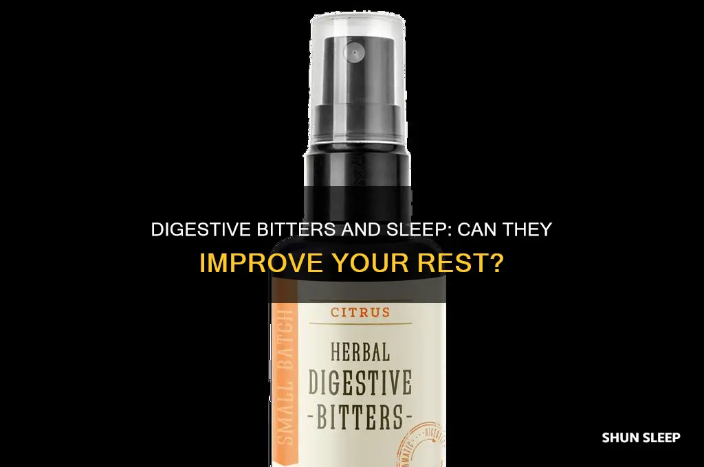 does digestive bitters help sleep