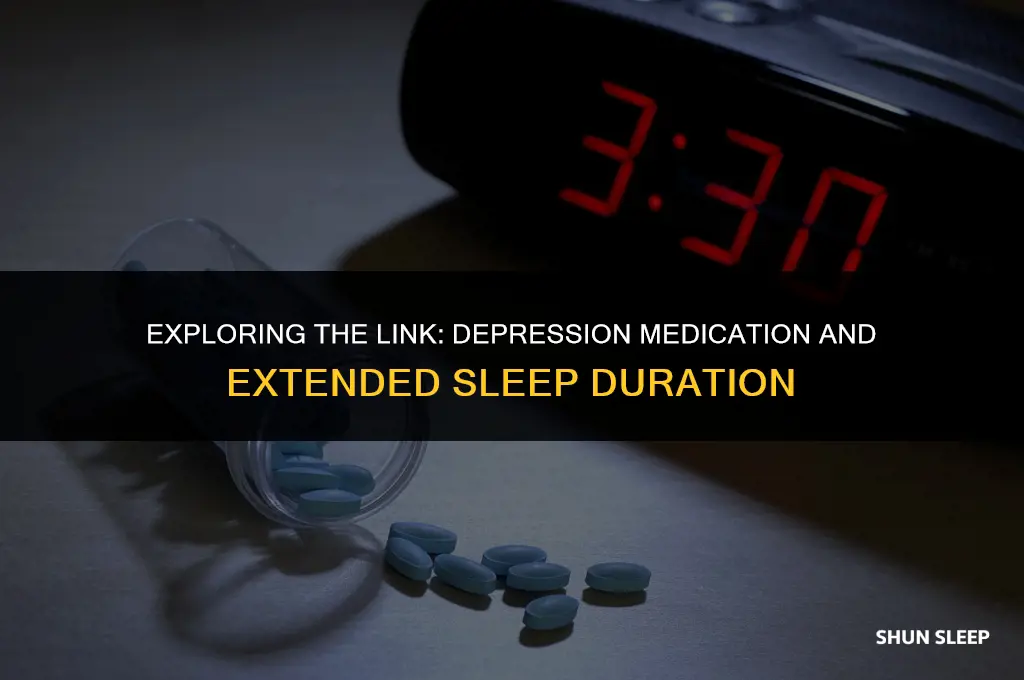 does dipression medicine mske you sleep for 12 hours