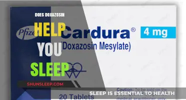 Doxazosin and Sleep: Exploring Its Potential Benefits for Better Rest