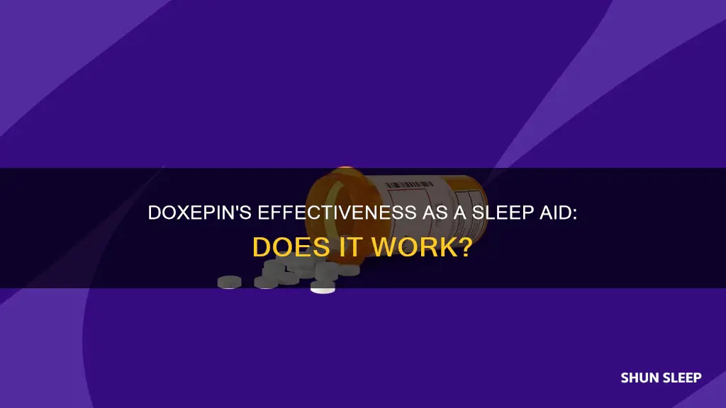 does doxepin work for sleep