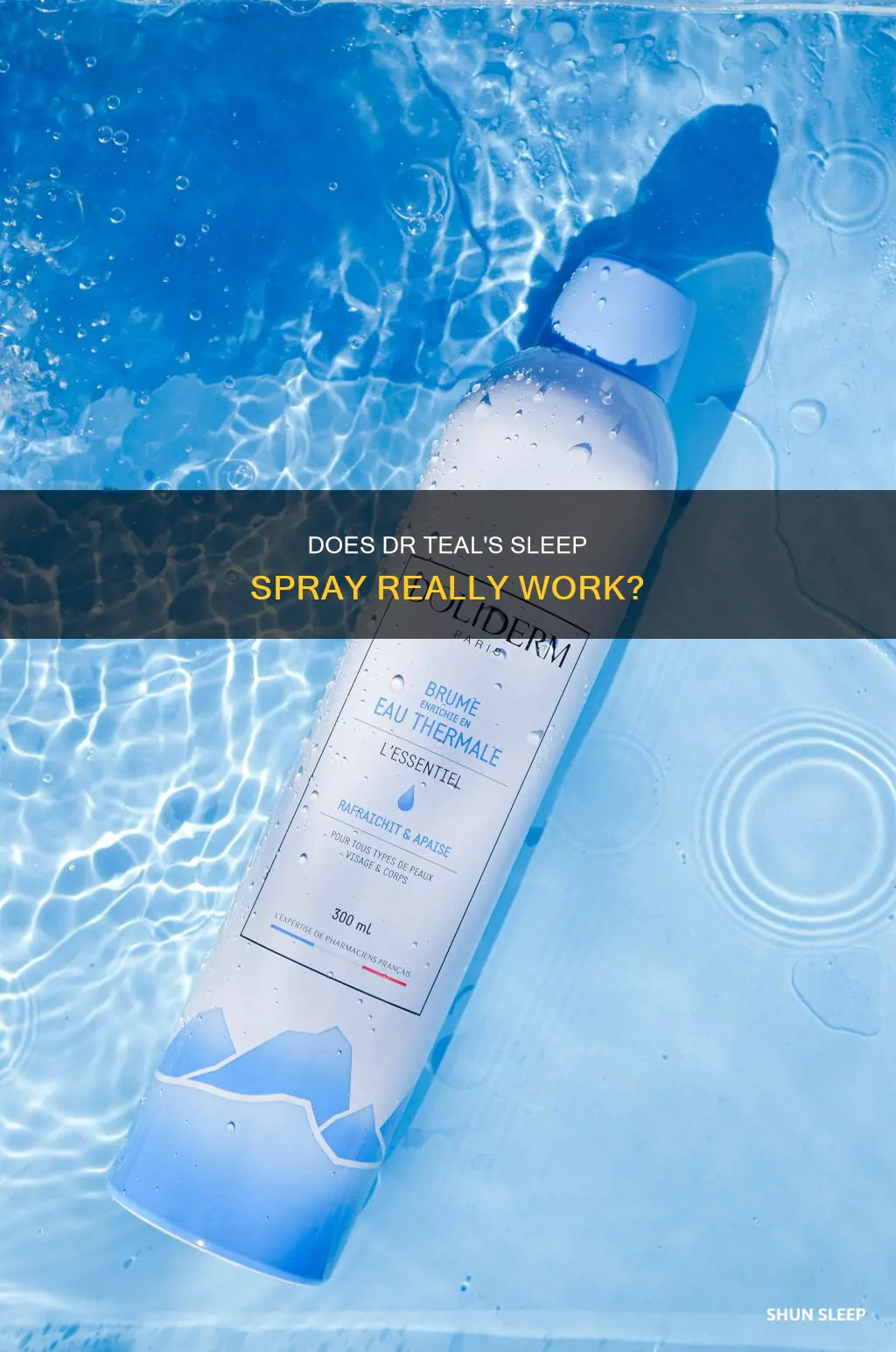 does dr teal sleep spray work