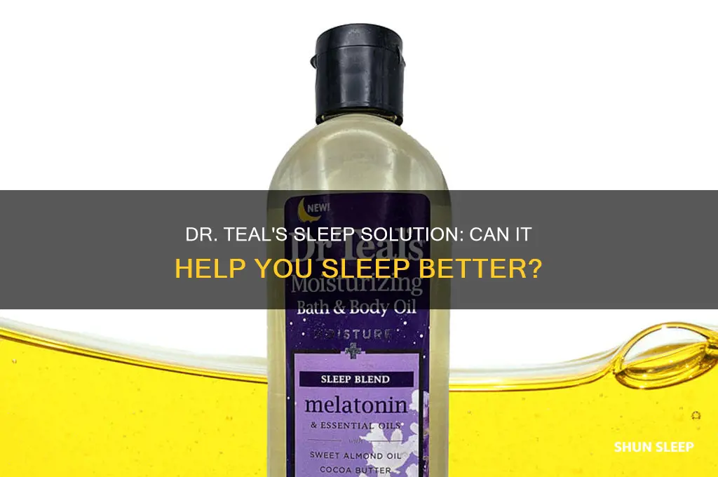 does dr teals helps when u can
