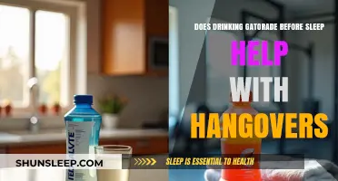 Gatorade Before Bed: Hangover Cure or Myth?