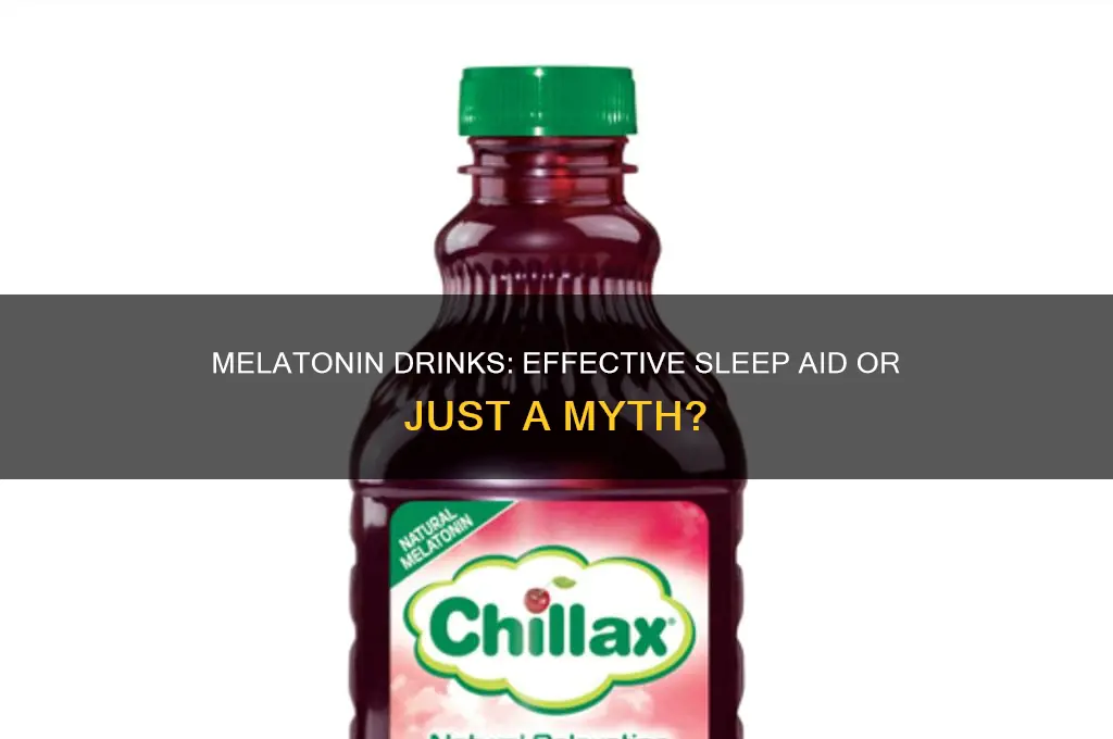 does drinking melatonin help you sleep