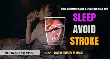 Hydrate for Better Sleep: Can Evening Water Intake Prevent Strokes?