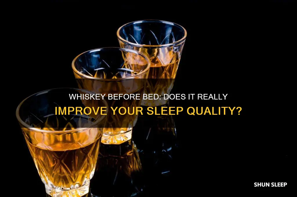 does drinking whiskey at night help you sleep