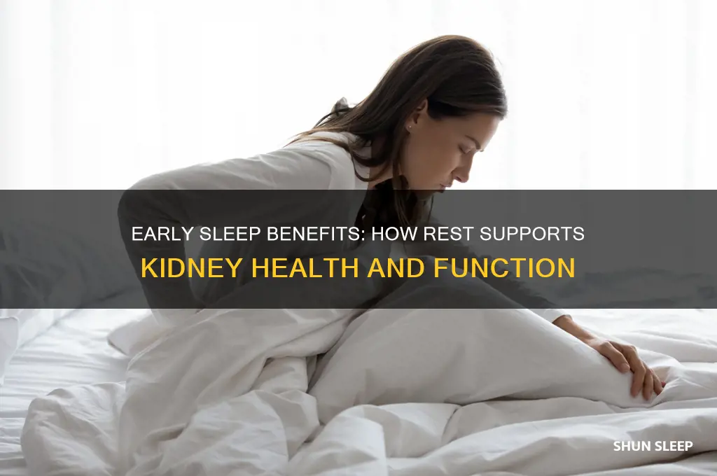 does earlier sleep help kidneys