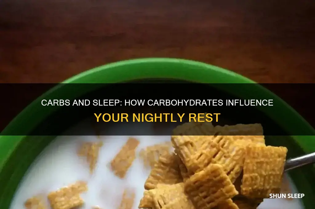 does eating carbs help you sleep