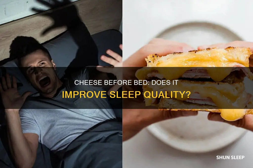 does eating cheese before bed help you sleep