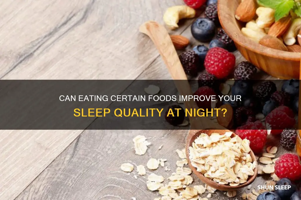 does eating food help you sleep