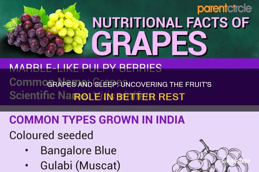 does eating grapes help you sleep