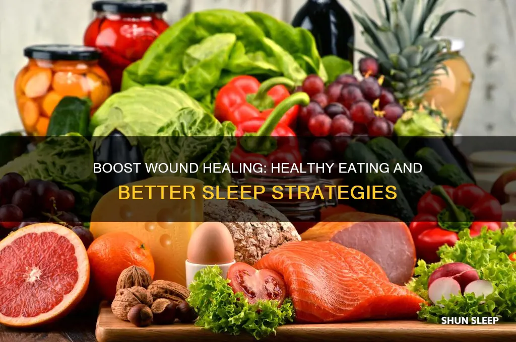 does eating healthier and sleeping more help heal wounds faster