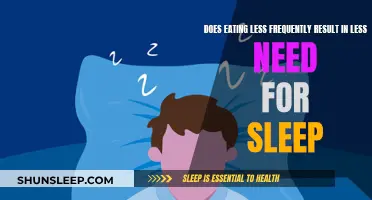 Less Food, More Sleep: Exploring the Connection