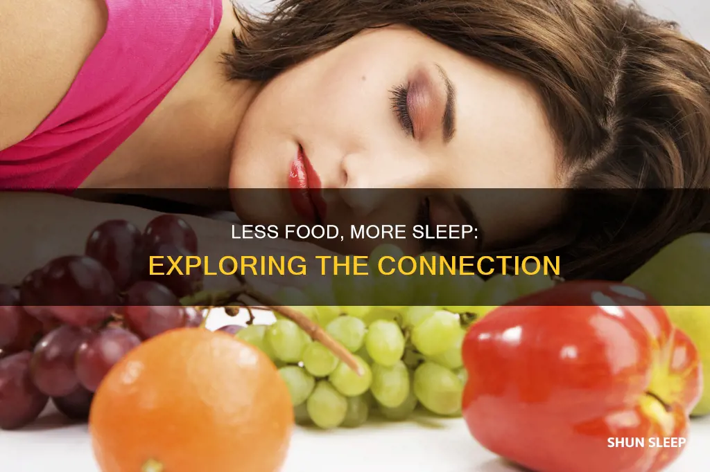 does eating less frequently result in less need for sleep