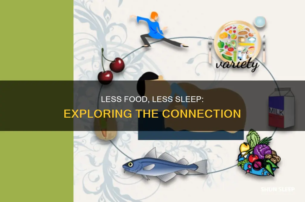does eating less take away sleep