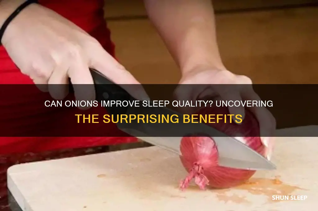 does eating onions help sleep
