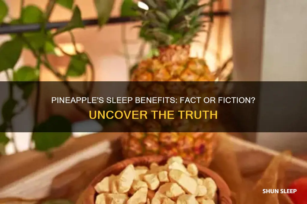 does eating pineapple help you sleep