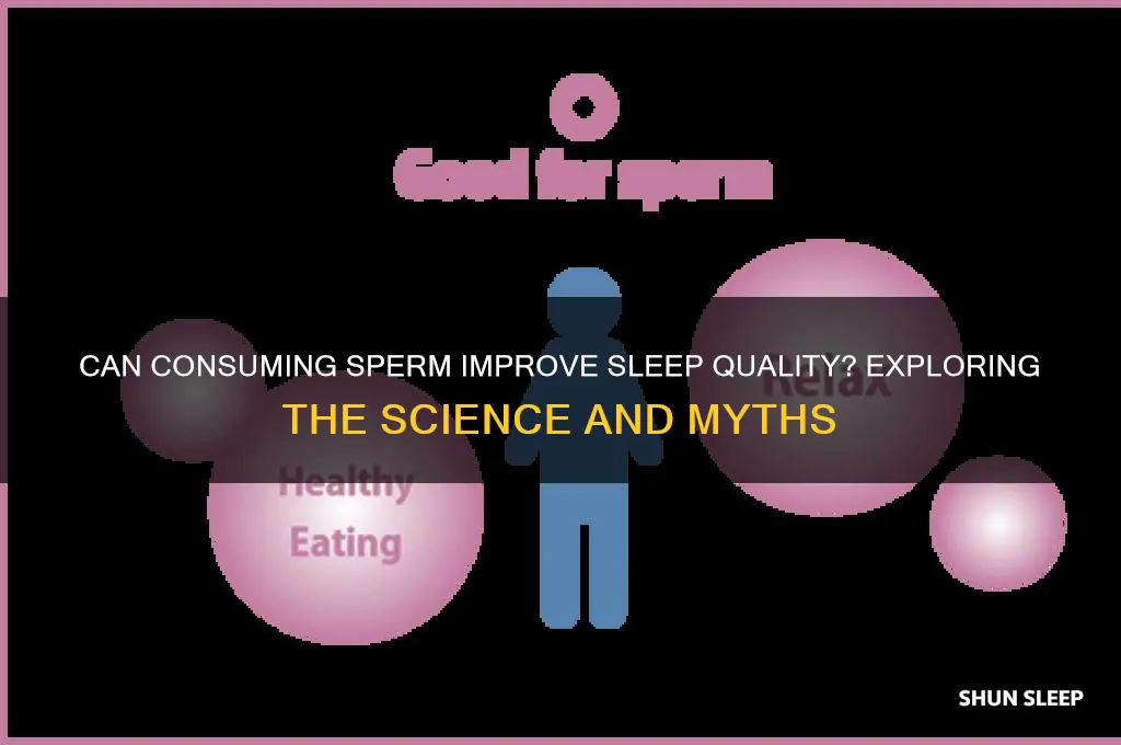 does eating sperm help you sleep