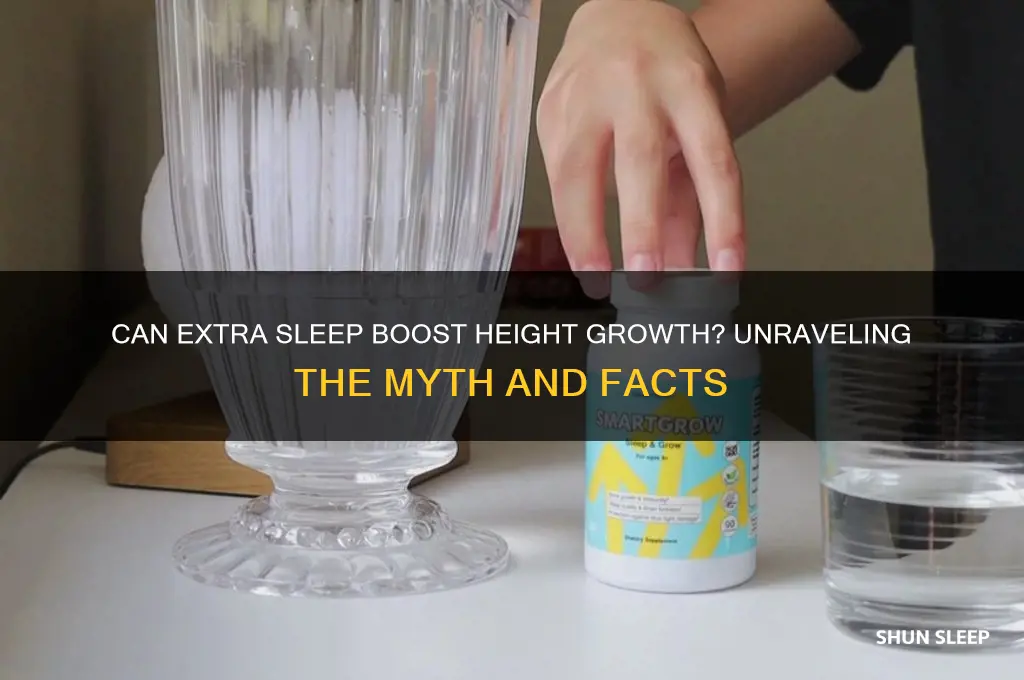 does eextra sleep help me get taller