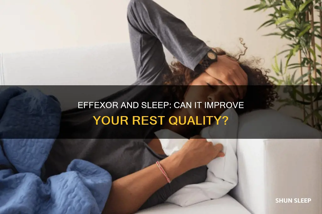 does effexor help sleep