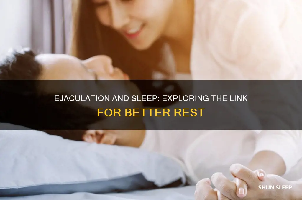 does ejaculation help sleep