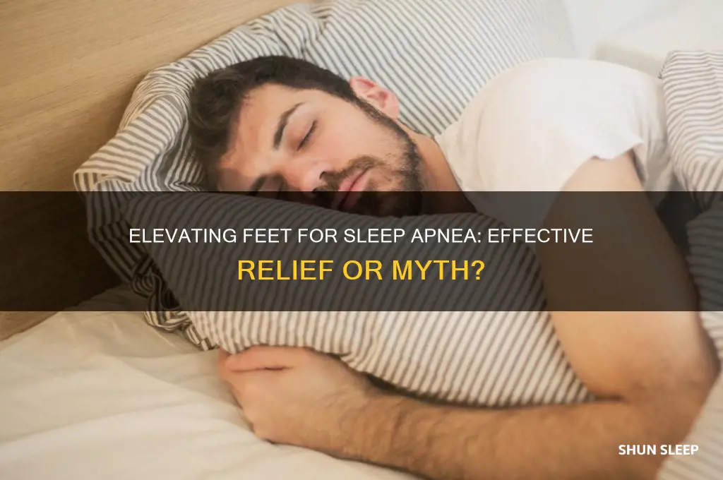 does elevating feet help sleep apnea