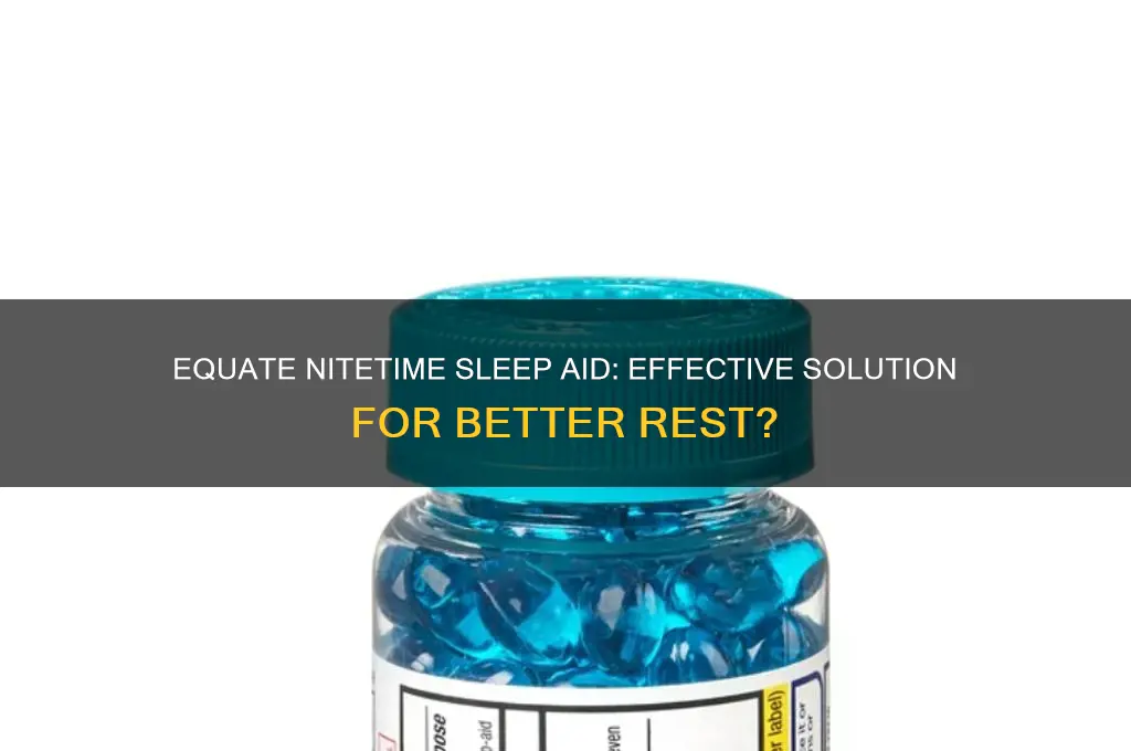 does equate nitetime help you sleep