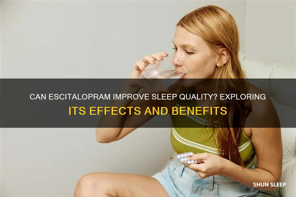 does estialophram help sleep