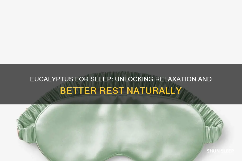 does eucalyptus help you sleep