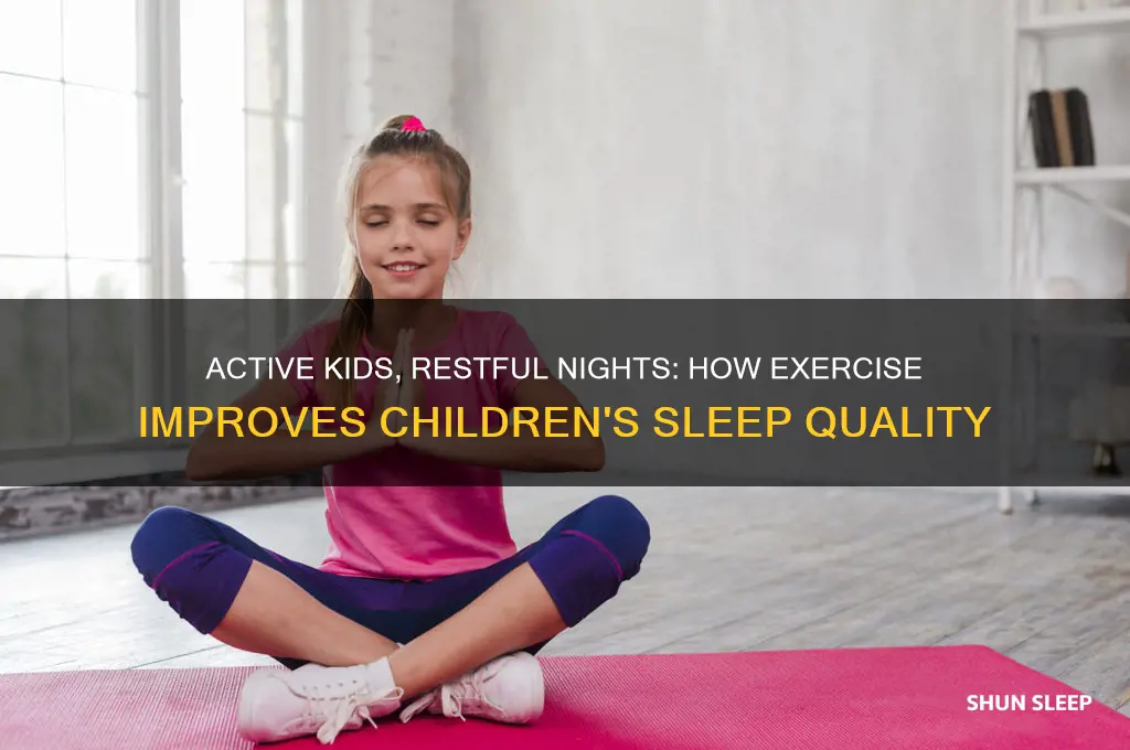 does exercise help kids sleep better