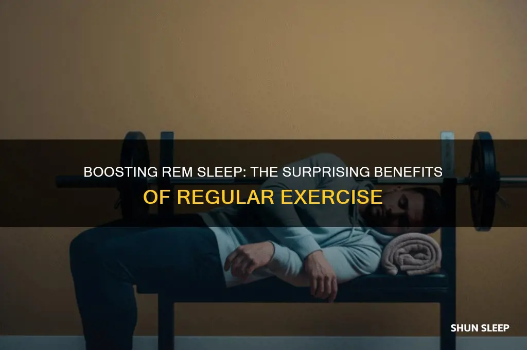 does exercising help with rem sleep