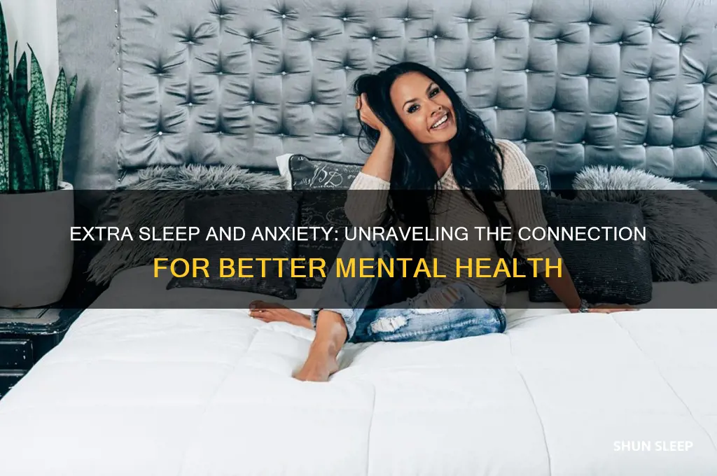does extra sleep help anxiety