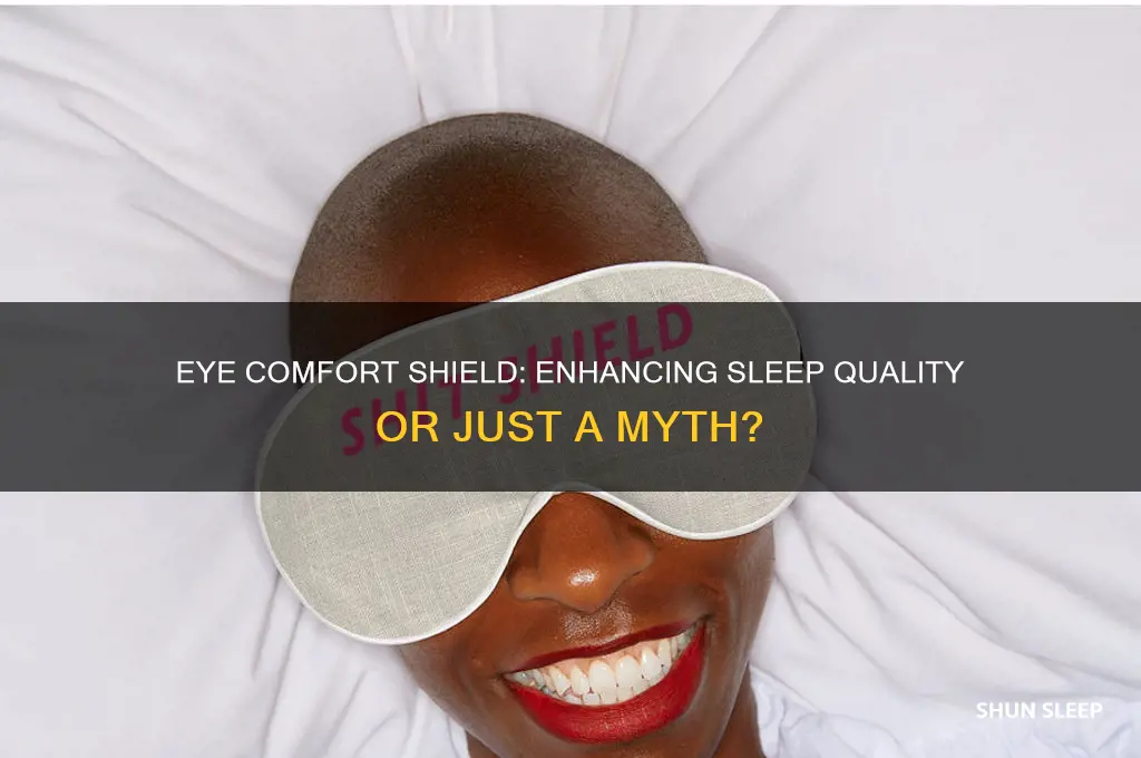 does eye comfort shield help sleep