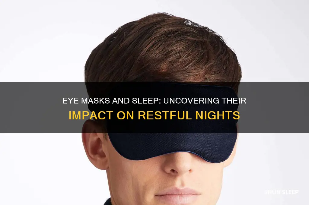 does eye mask help sleep