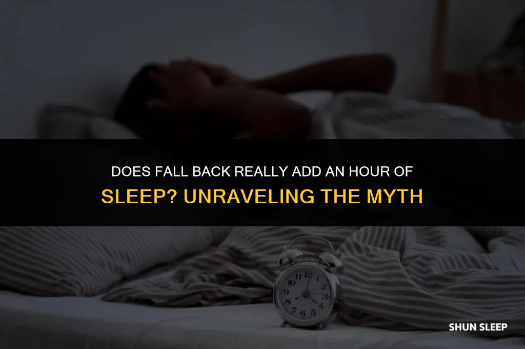 does fall back add an hour of sleep