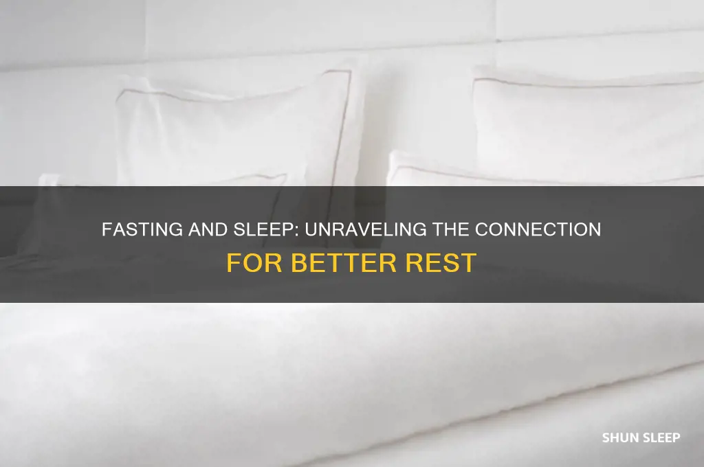 does fasting help sleep