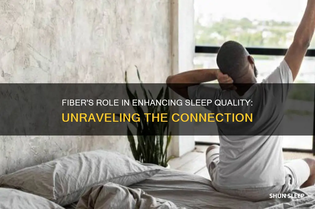 does fiber help sleep
