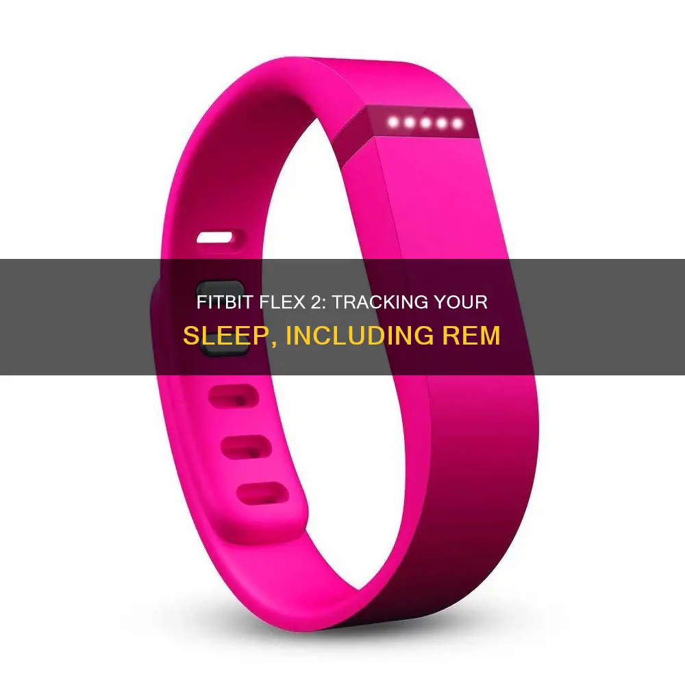 does fitbix flex 2 track rem sleep