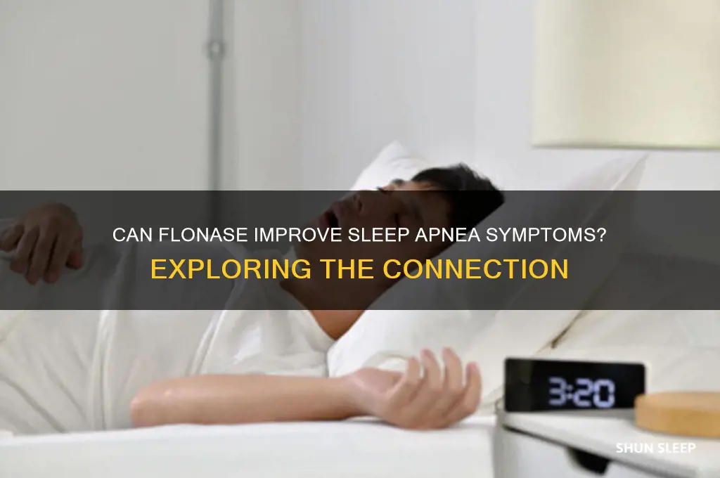does flonase help sleep apnea